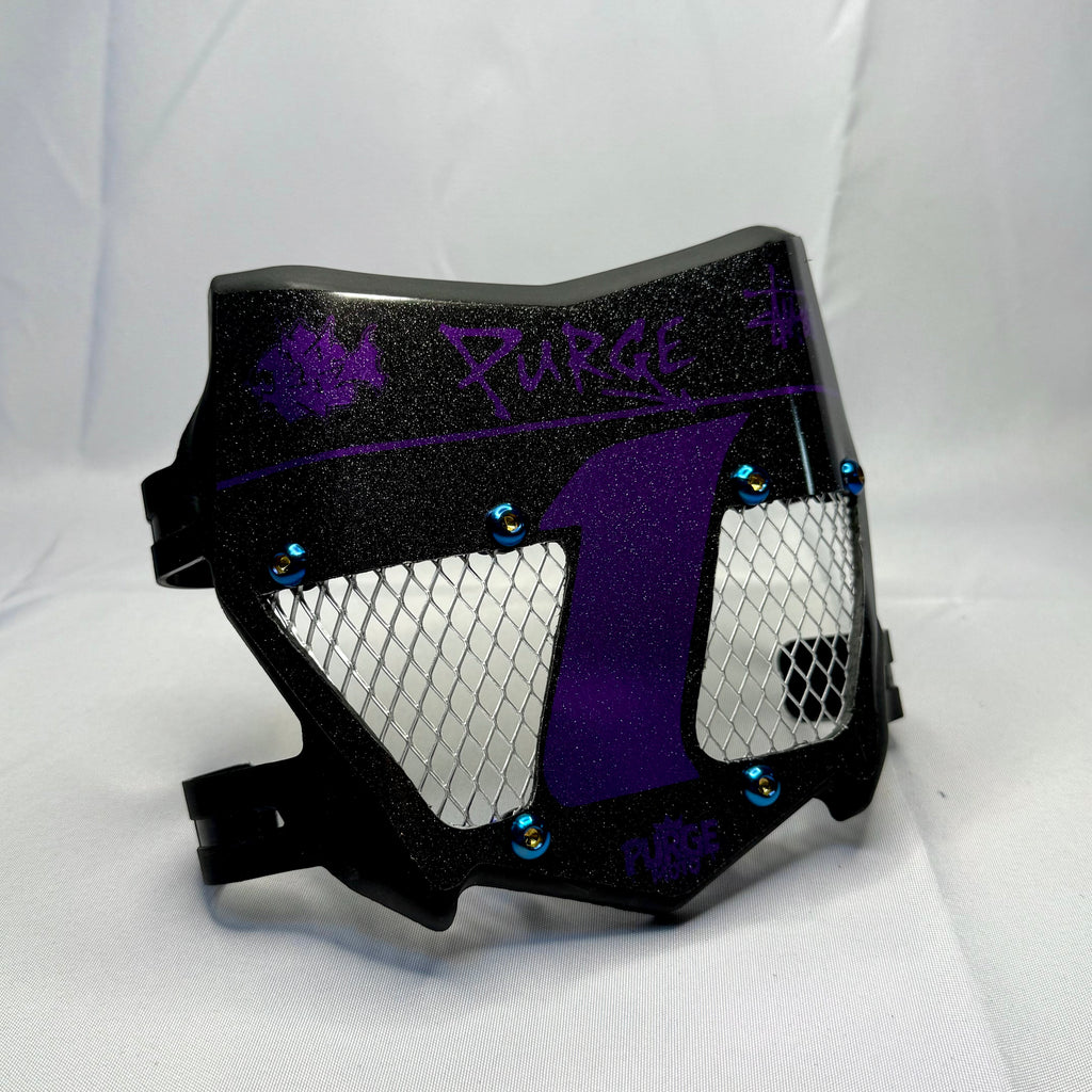 Custom Titanium Vented Motocutz Plate