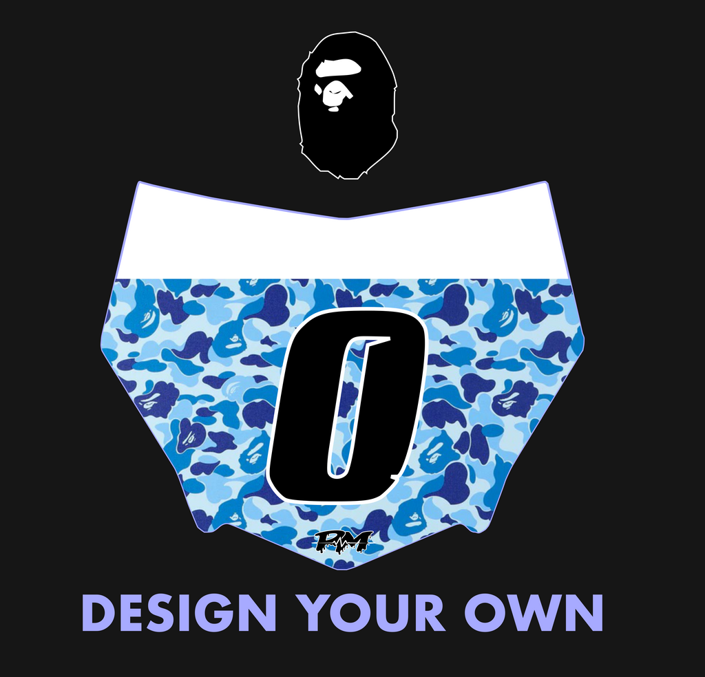 Bape Number Plate Decal