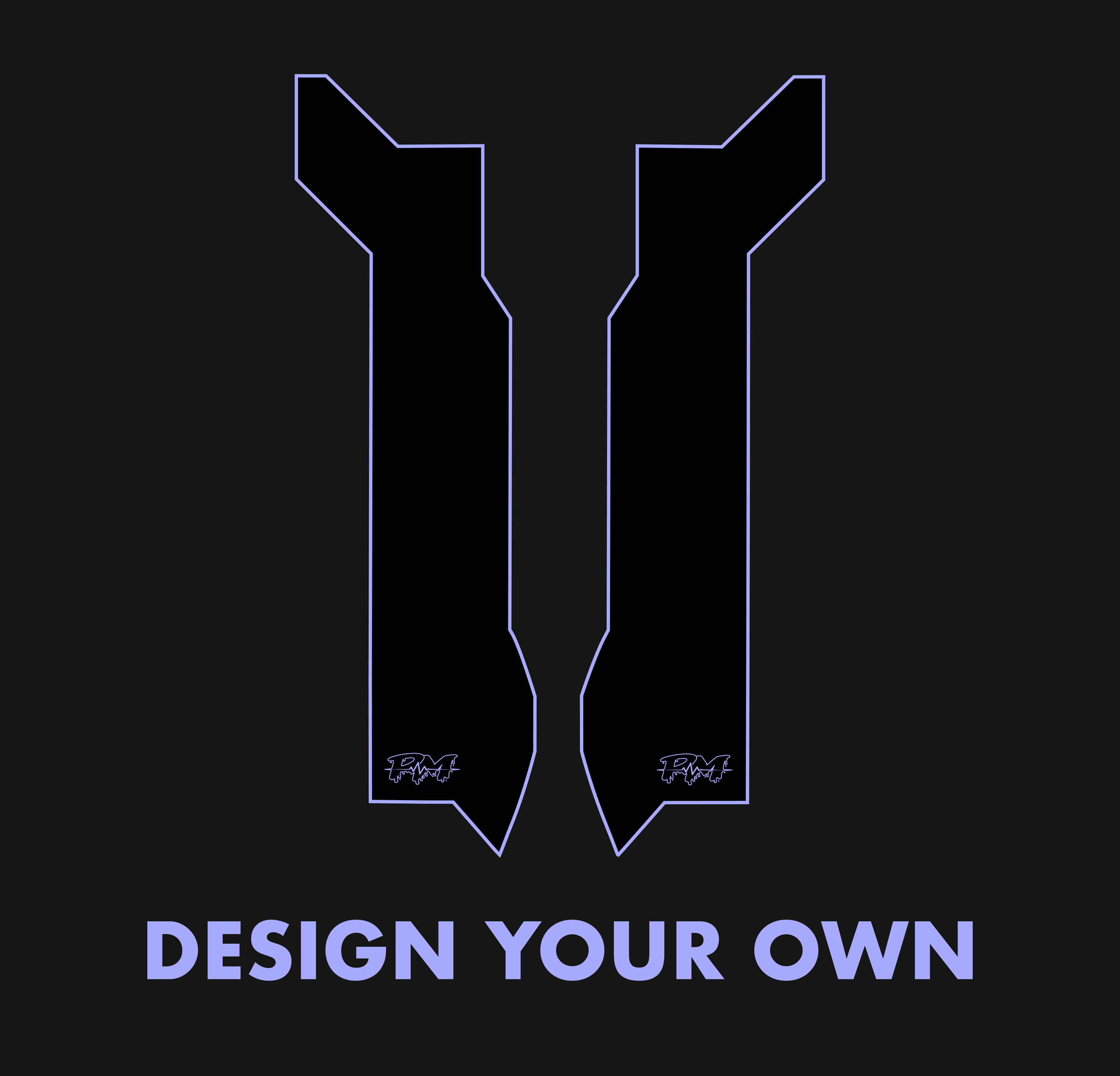 Custom Eride Pro Fork Guard Decals