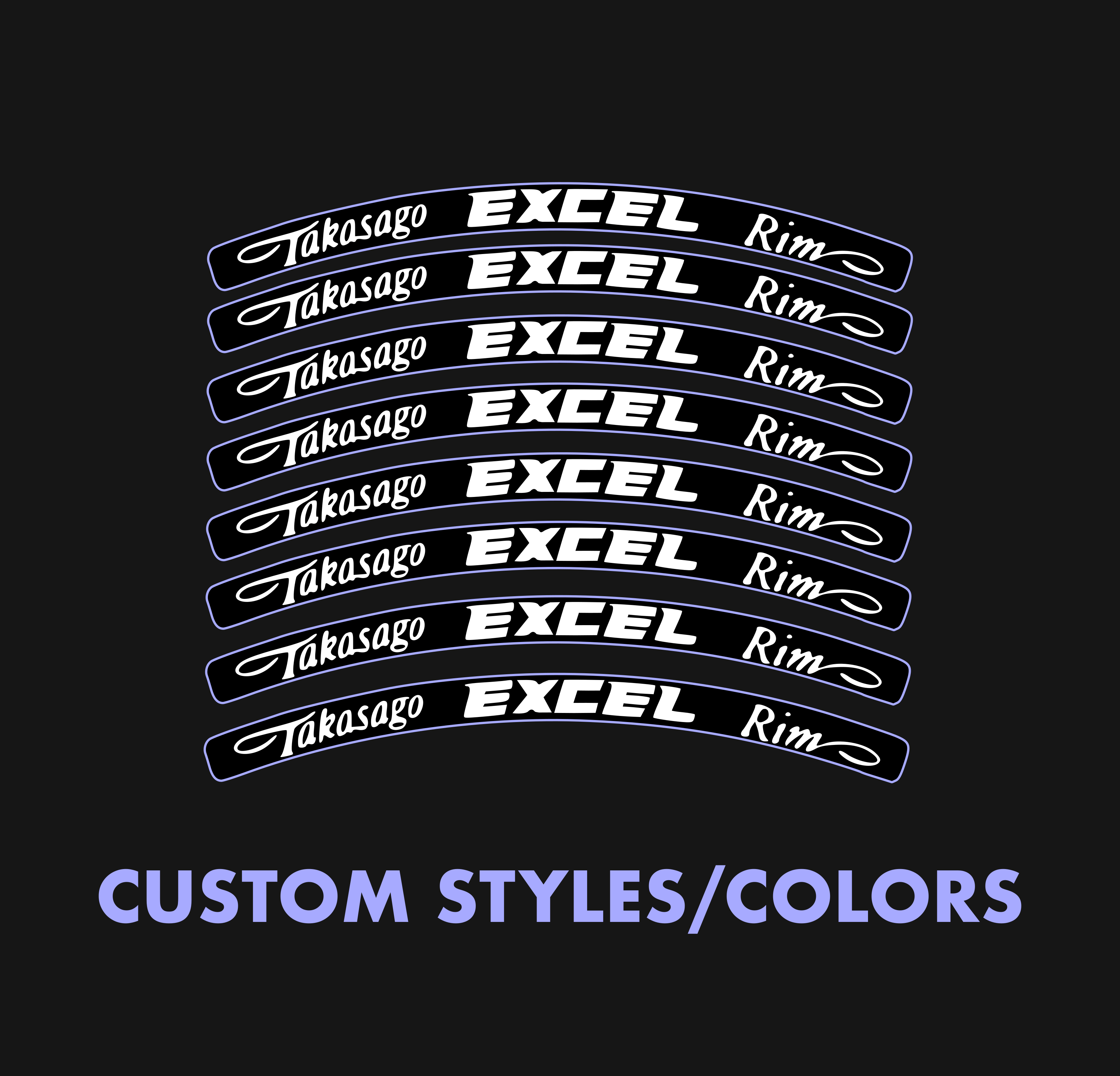 Excel Rim Decals
