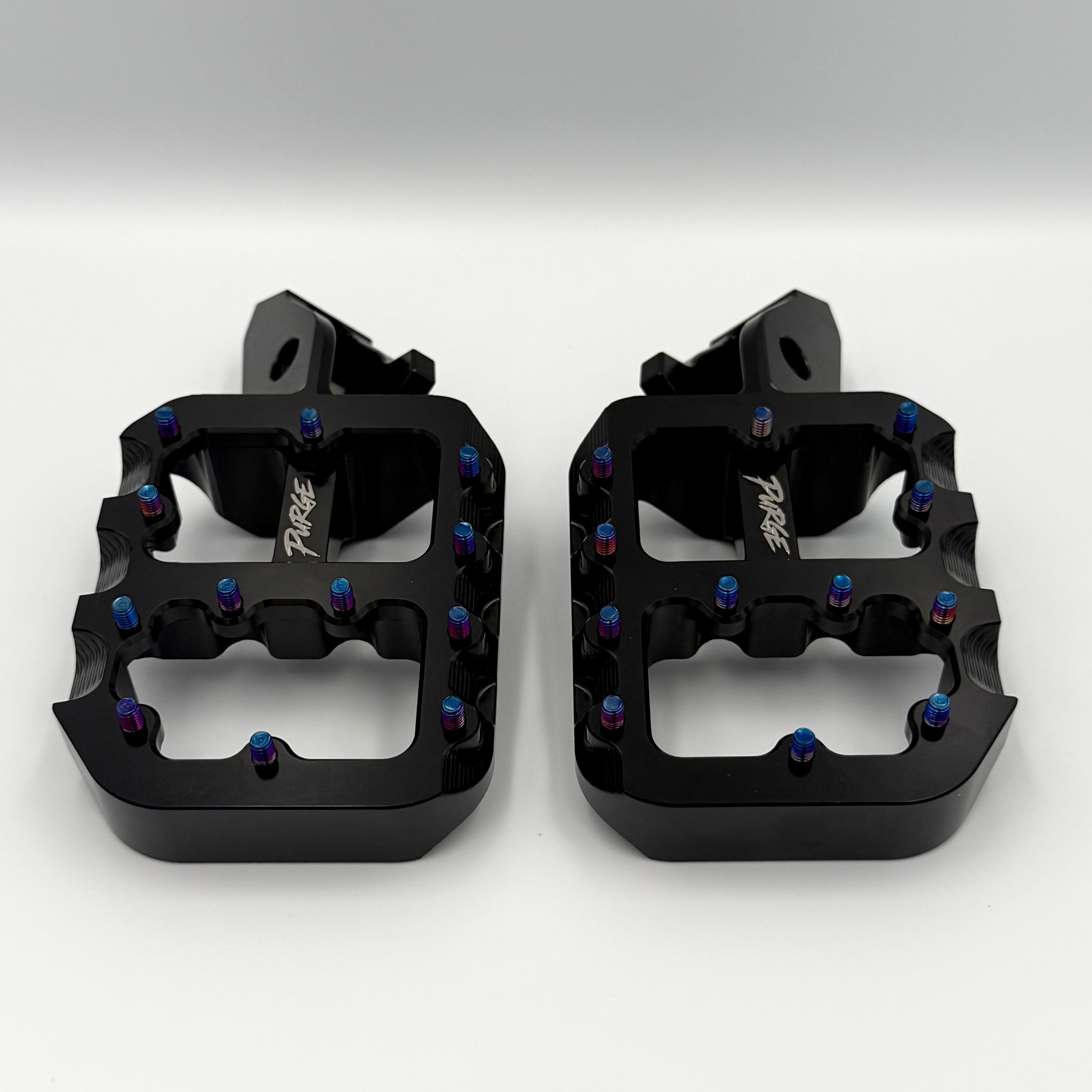 Purge Black Wide Foot Pegs