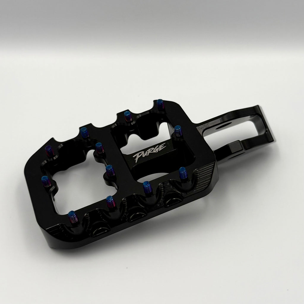 Black Wide Foot Pegs
