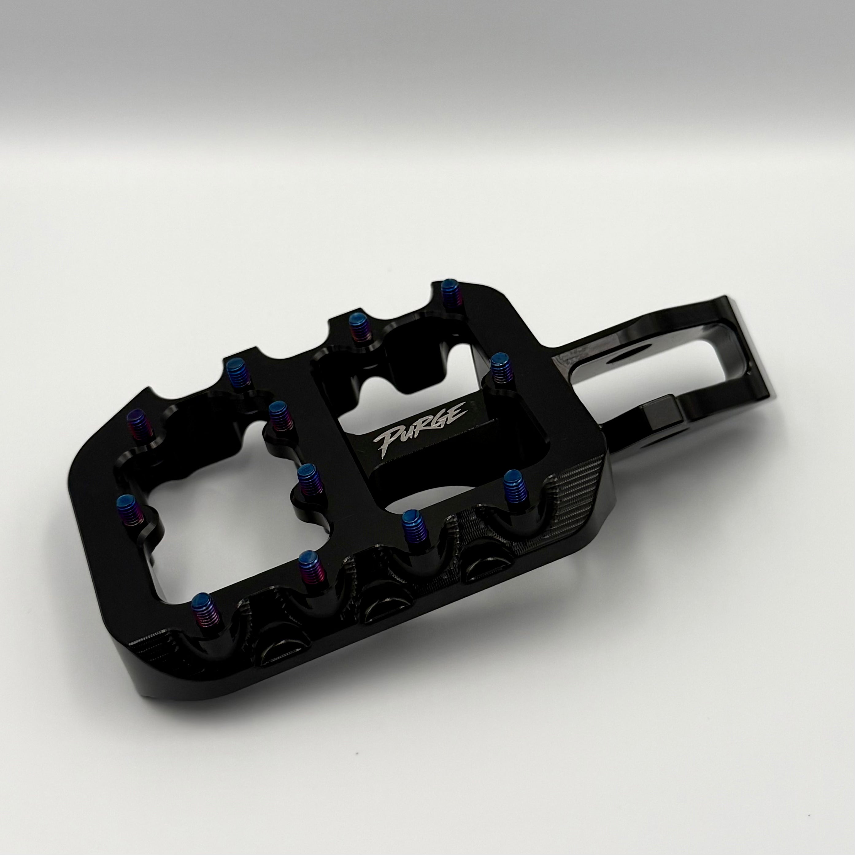 Purge Black Wide Foot Pegs