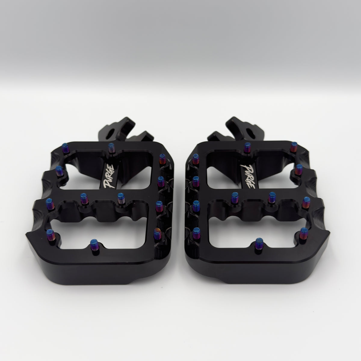 Purge Black Wide Foot Pegs