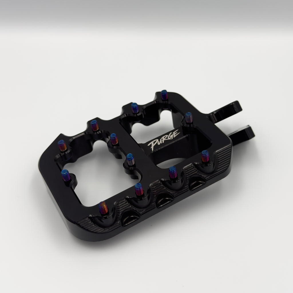Black Wide Foot Pegs