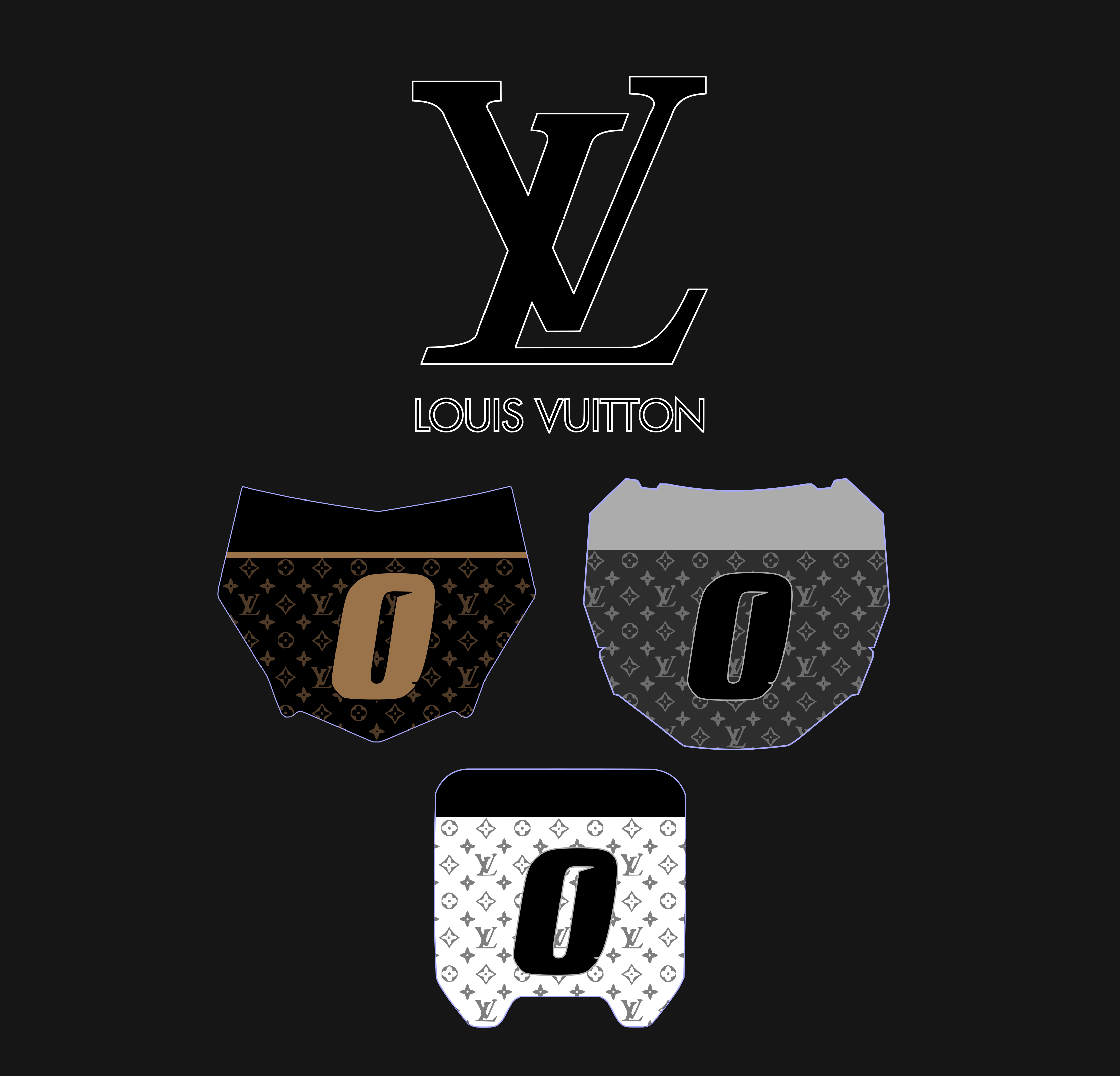 Louis Vuitton Plate Decal