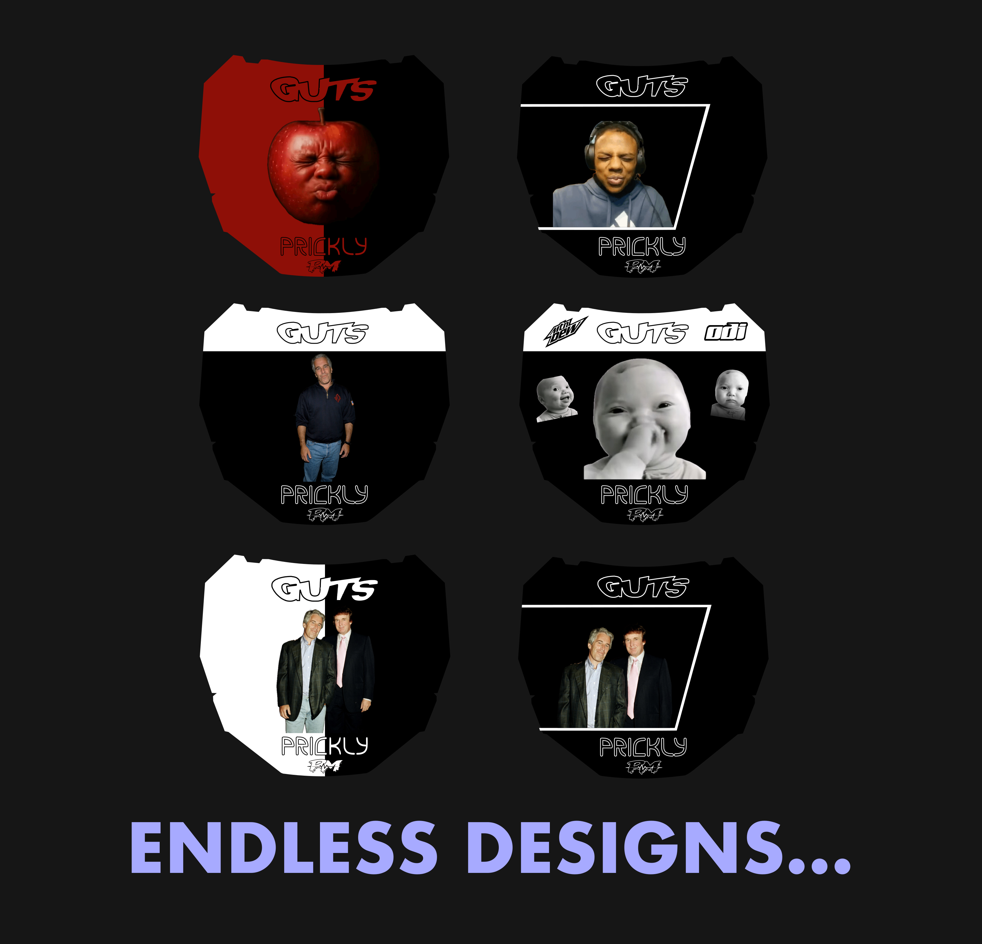 Meme Number Plate Decal