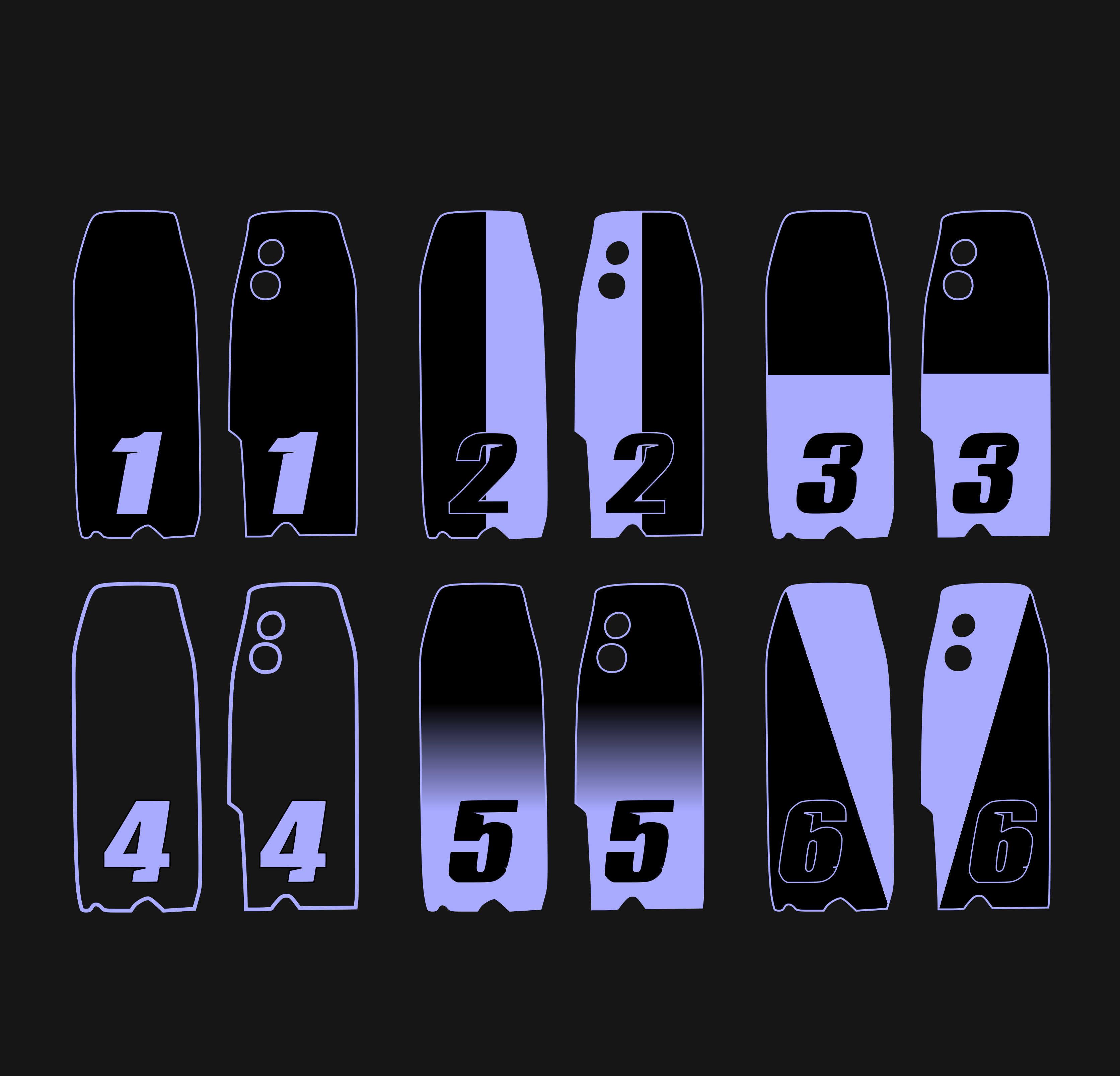 Custom Tuttio Fork Guard Decals