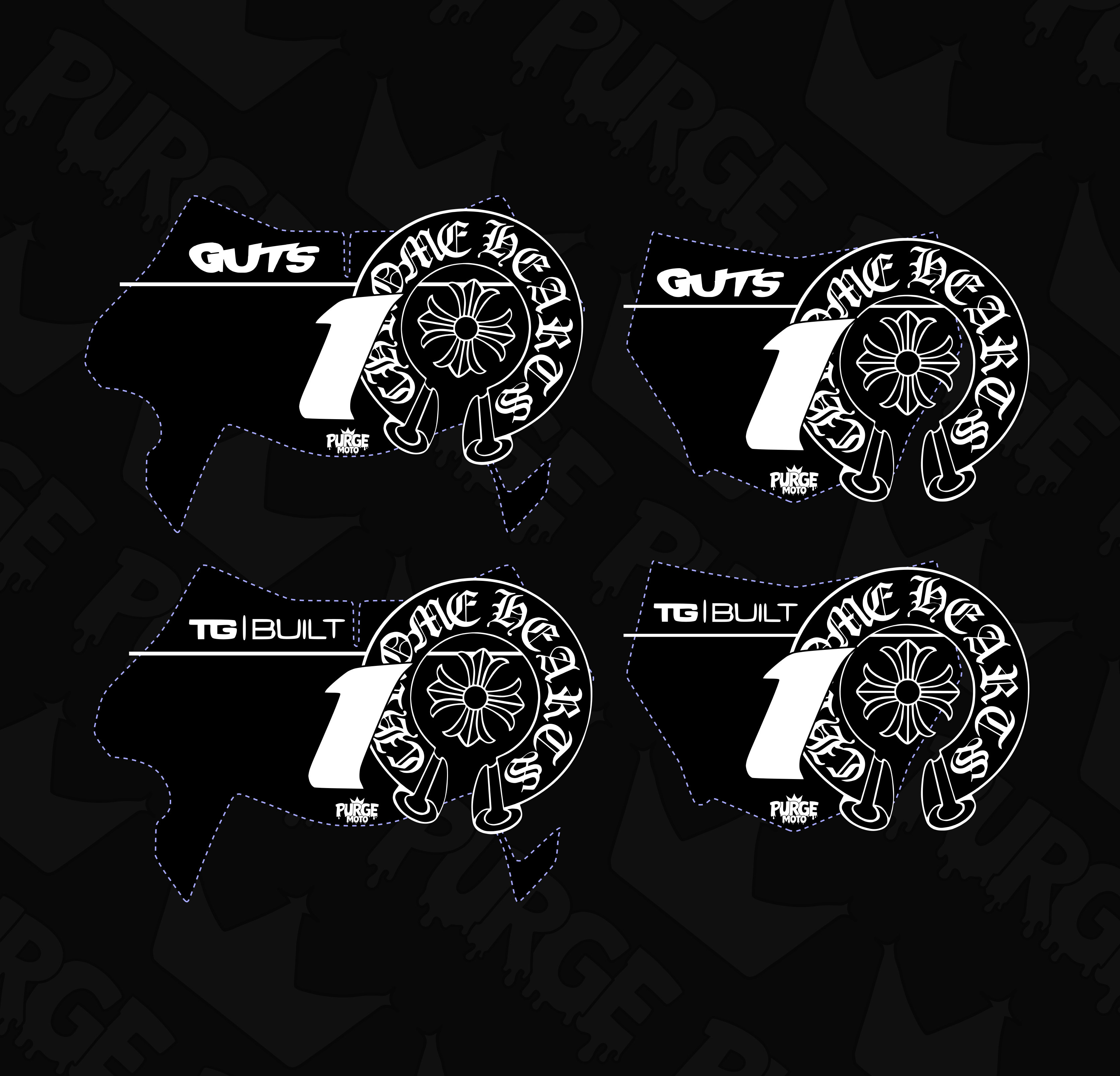 Chrome Hearts Spotlight Edition Plate Decal