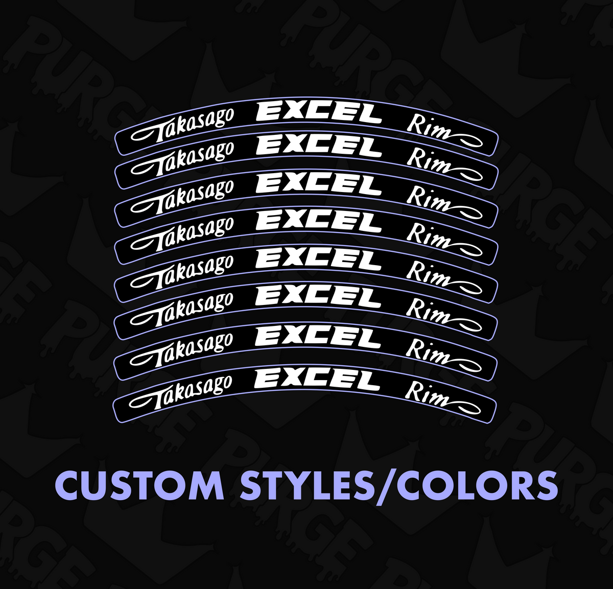 Excel Rim Decals – Purge Moto