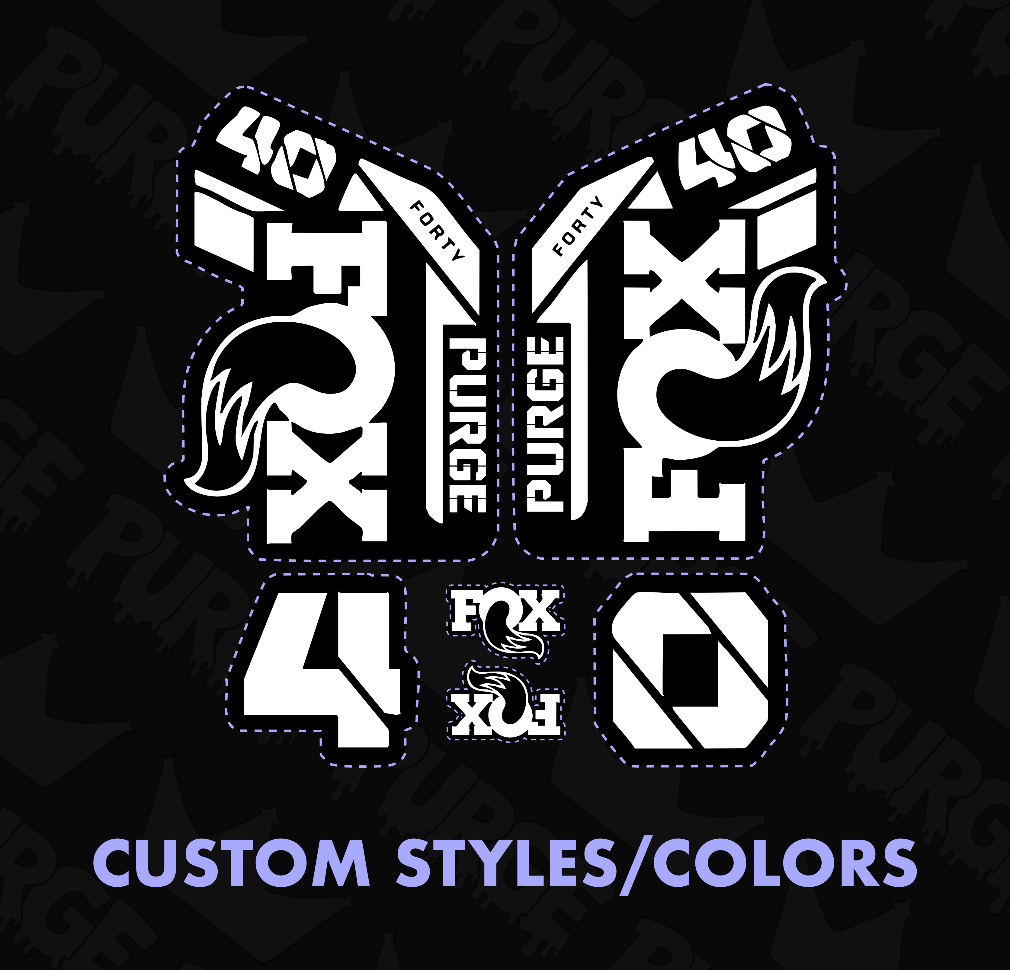 Custom Fox 40 Decals