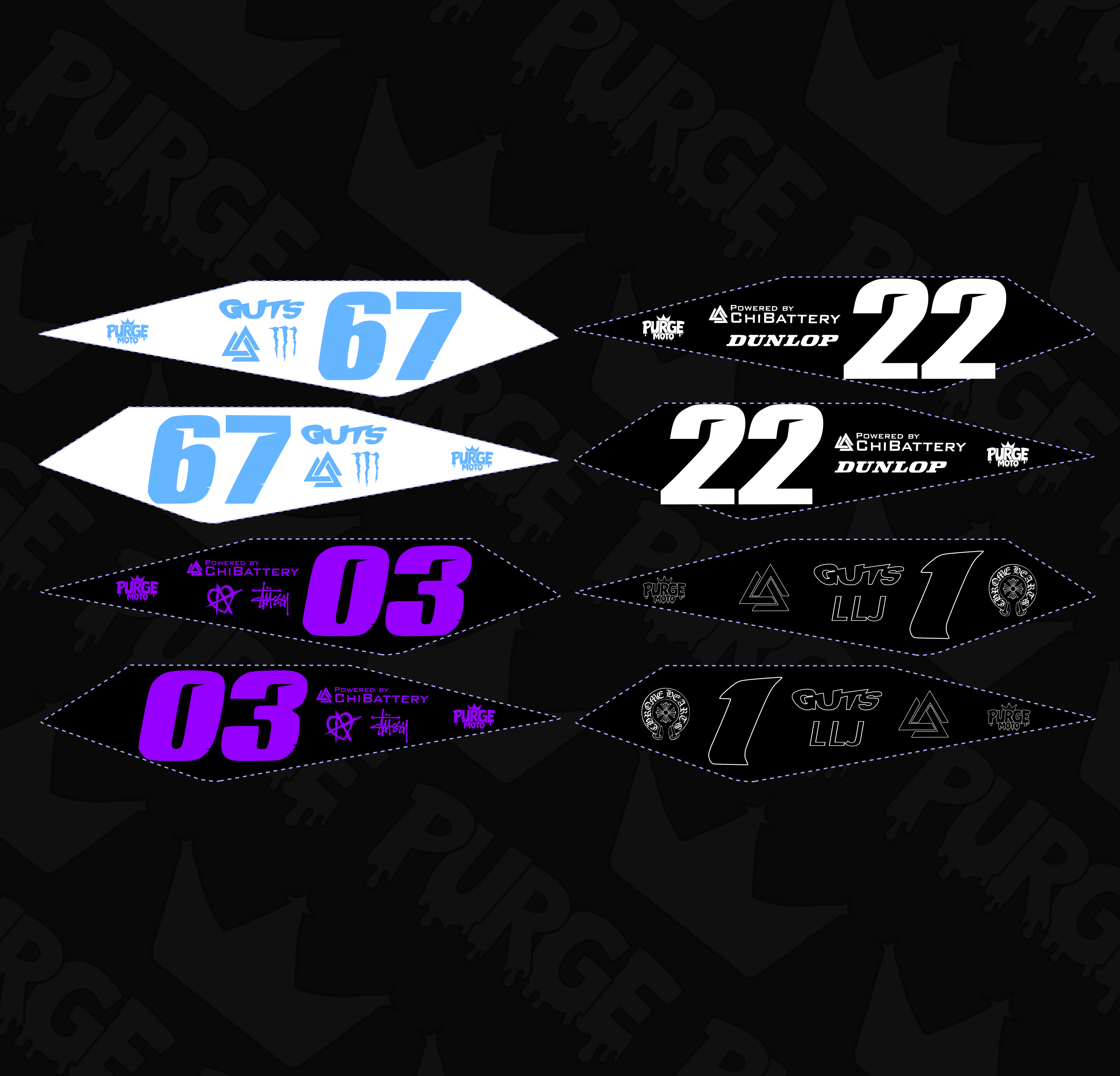 Side Fender Decals (Lbx & Eride)